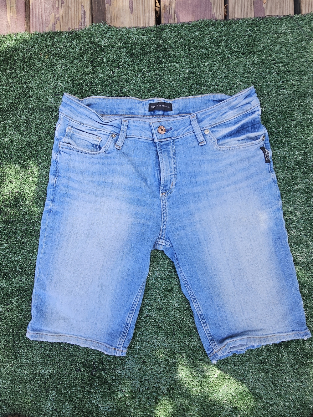 Silver Jeans Light Blue Women's Denim Bermudas